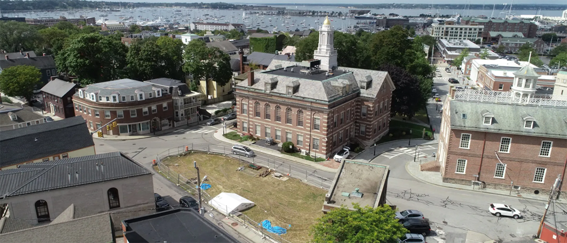 Historic spring site in Newport, Rhode Island