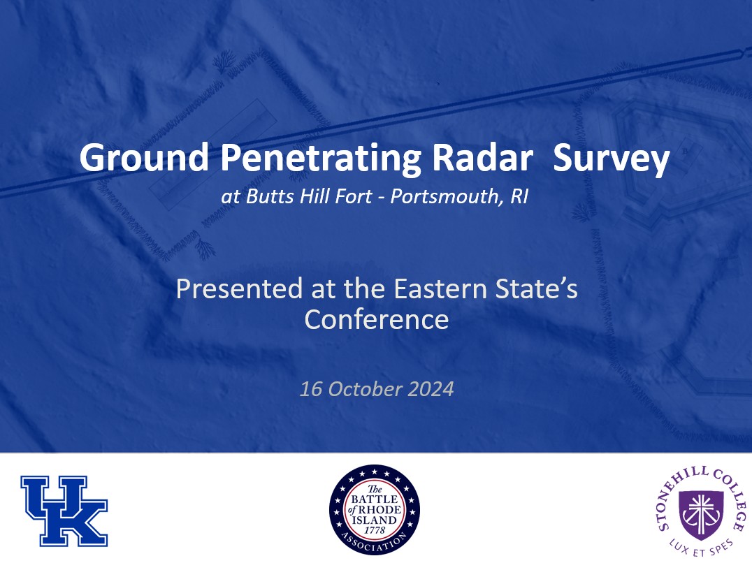 HEVA’s Butts Hill Fort survey presented at the 2024 ESAF Annual Meeting (Newport)